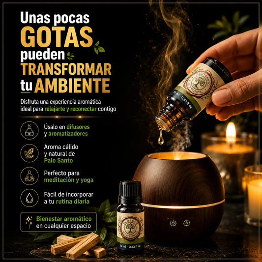 Aceite Esencial de Palo Santo 100% Puro