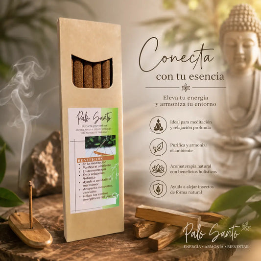🌿 Incienso de Palo Santo 100% Puro