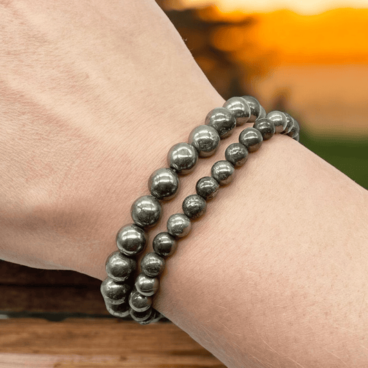 Pulsera de Pirita Clásica "Riqueza, Protección y Bienestar Emocional"